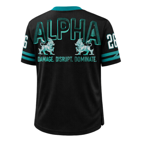 ALPHA SINGHA 001 MESH JERSEY - BLACK - PRESALE ALLOW UP TO 5 WEEKS