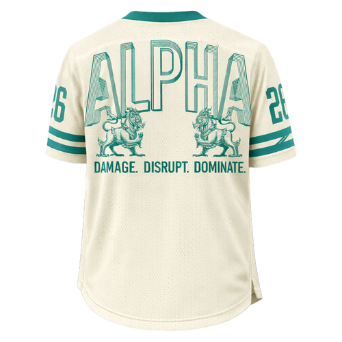 ALPHA SINGHA 001 MESH JERSEY - CREME - PRESALE ALLOW UP TO 5 WEEKS