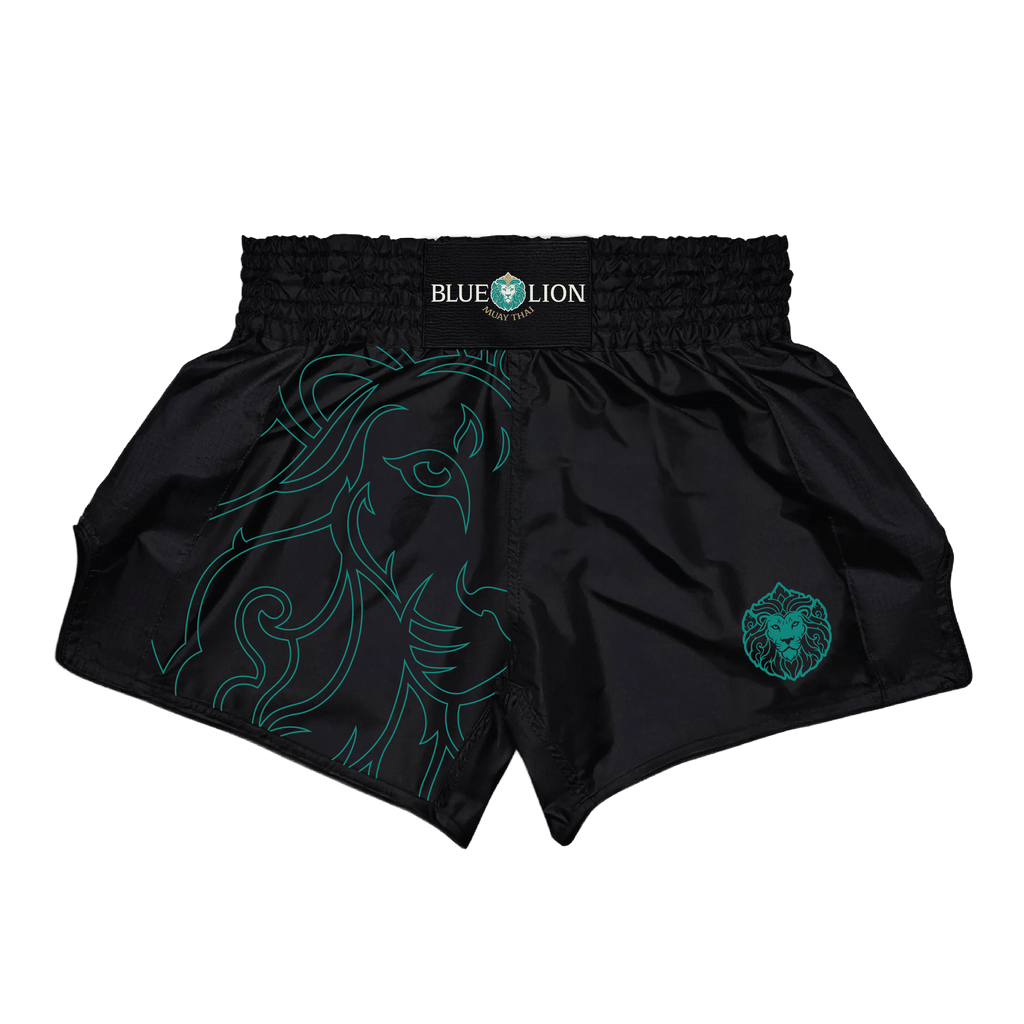 BLUE LION Muay Thai Shorts - Black