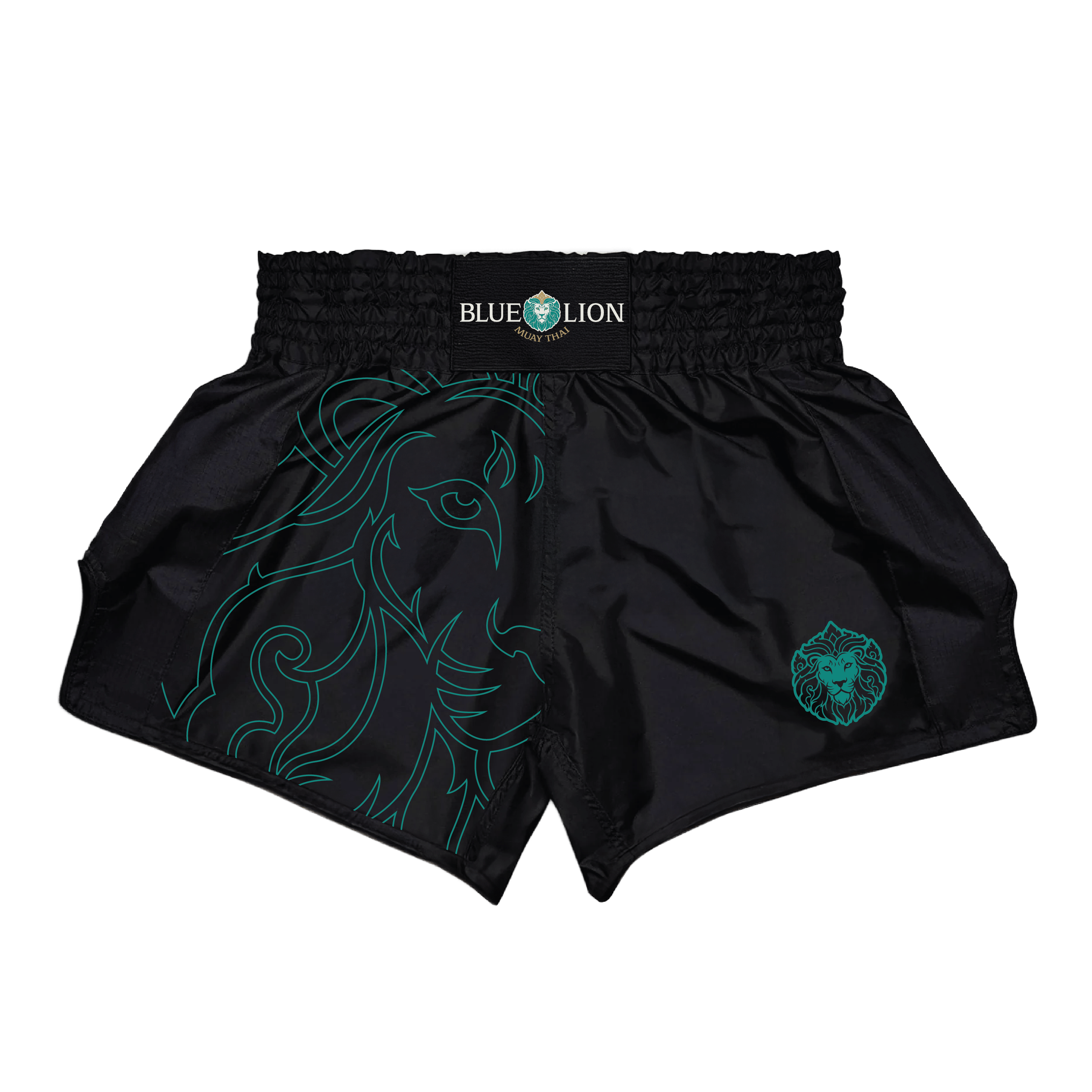 BLUE LION Muay Thai Shorts - Black
