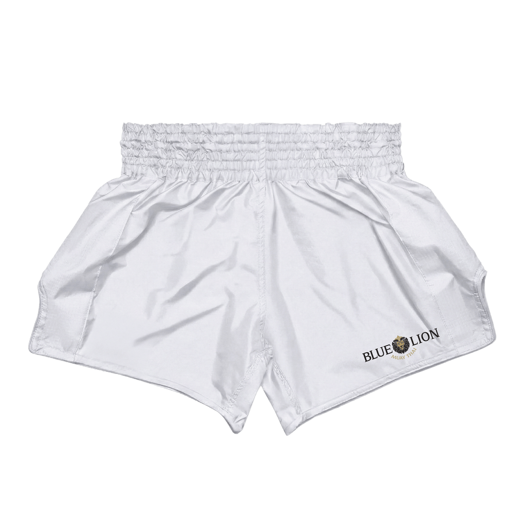 BLUE LION Muay Thai Shorts - White