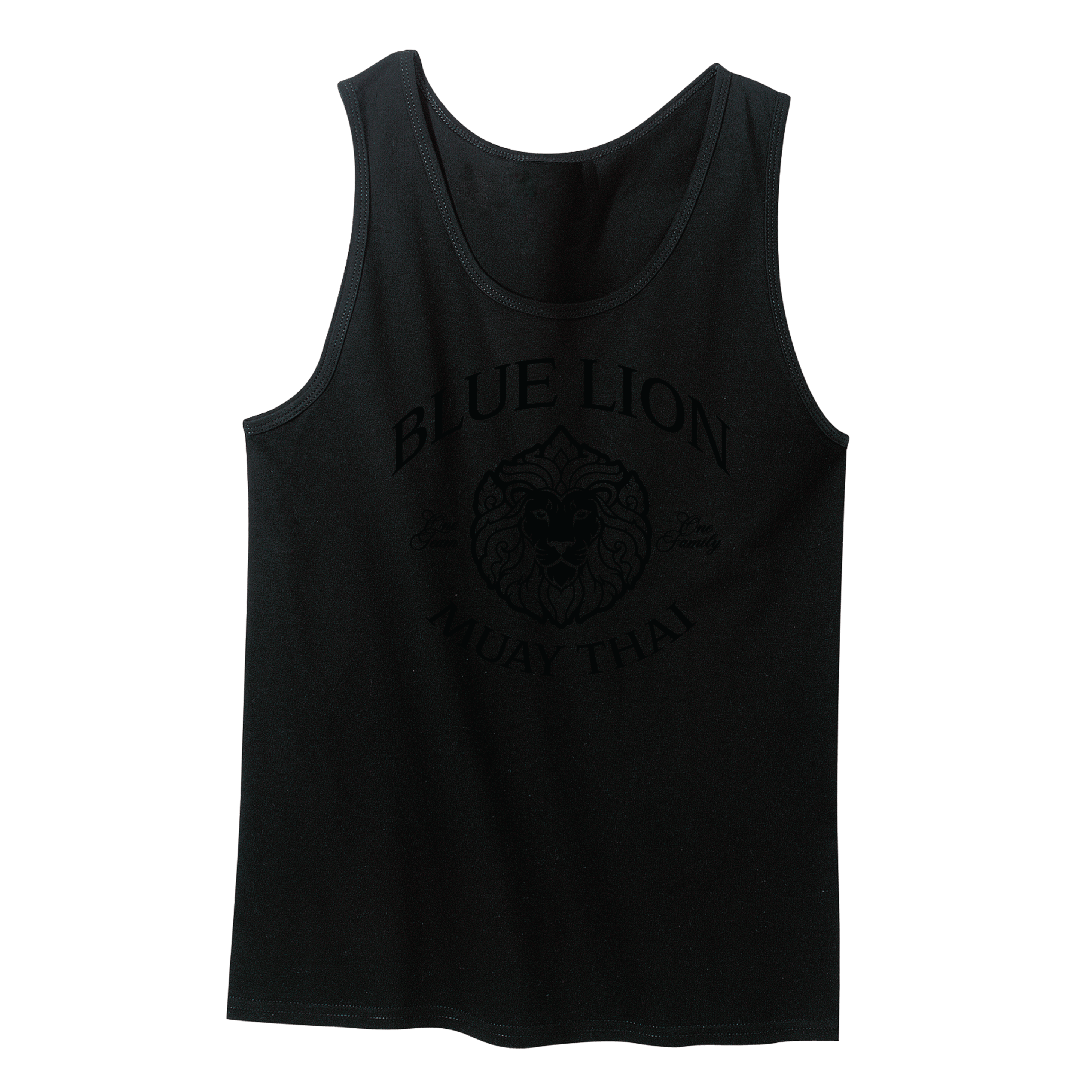 BLUE LION GYM TANK - BLACK/BLACK