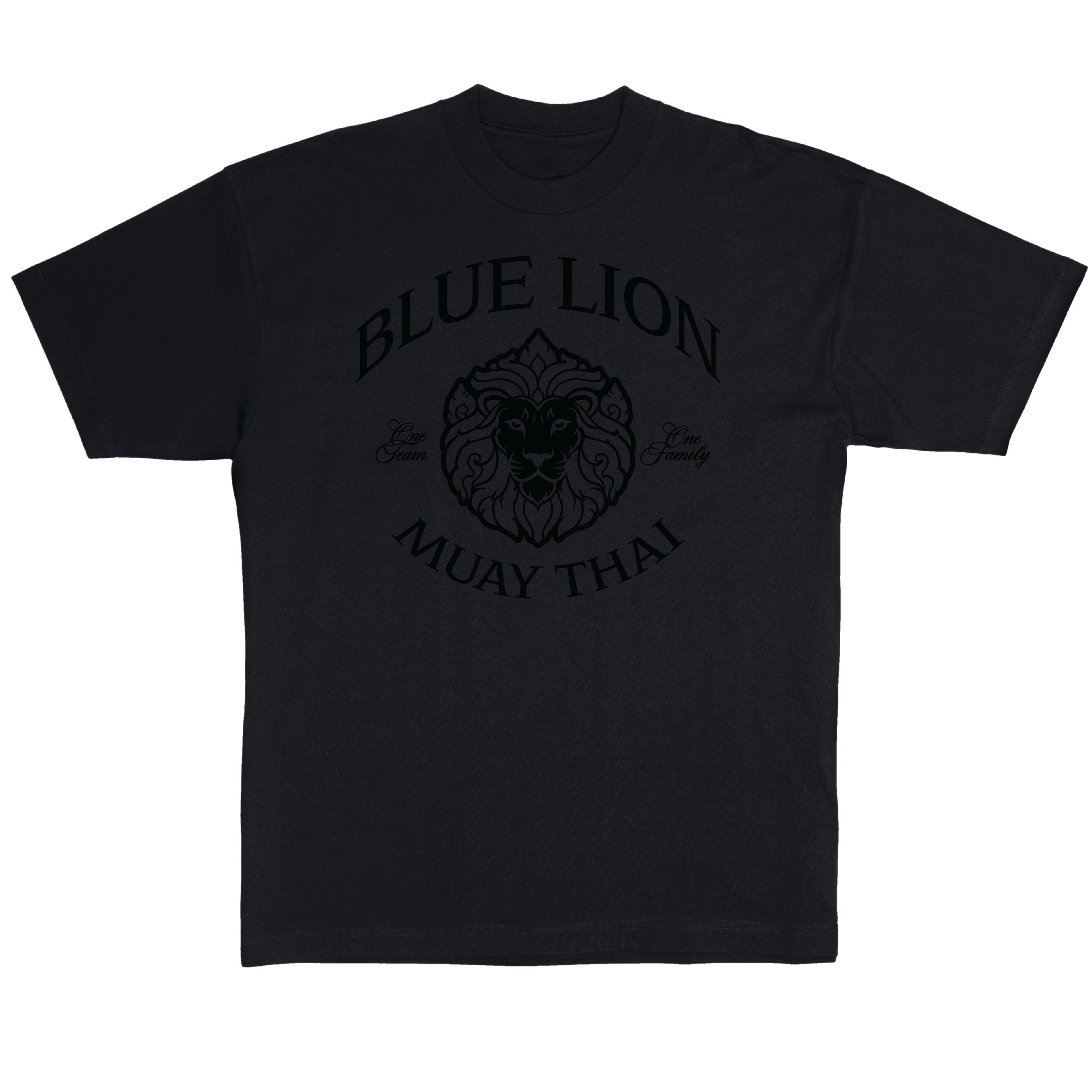 BLUE LION GYM TEE - BLACK/BLACK