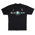 BLUE LION LOGO TEE - BLACK